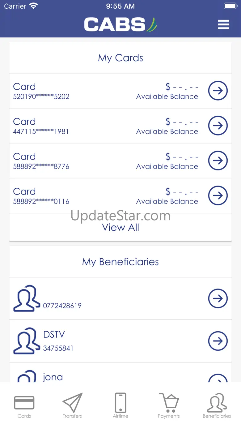 CABS Mobile ios App 1.4