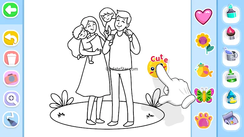 Family Love Coloring Book 5