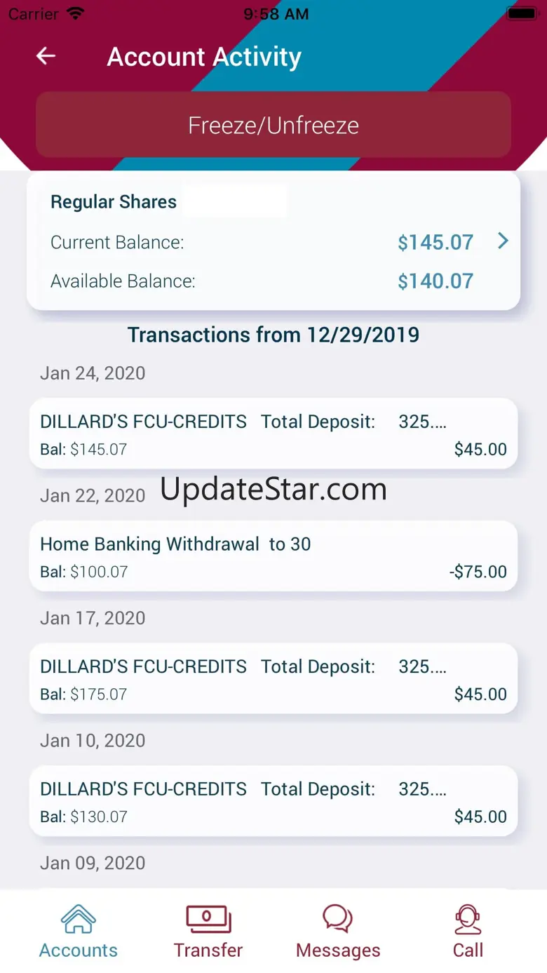 Dillards FCU Mobile App 2.20.0.1