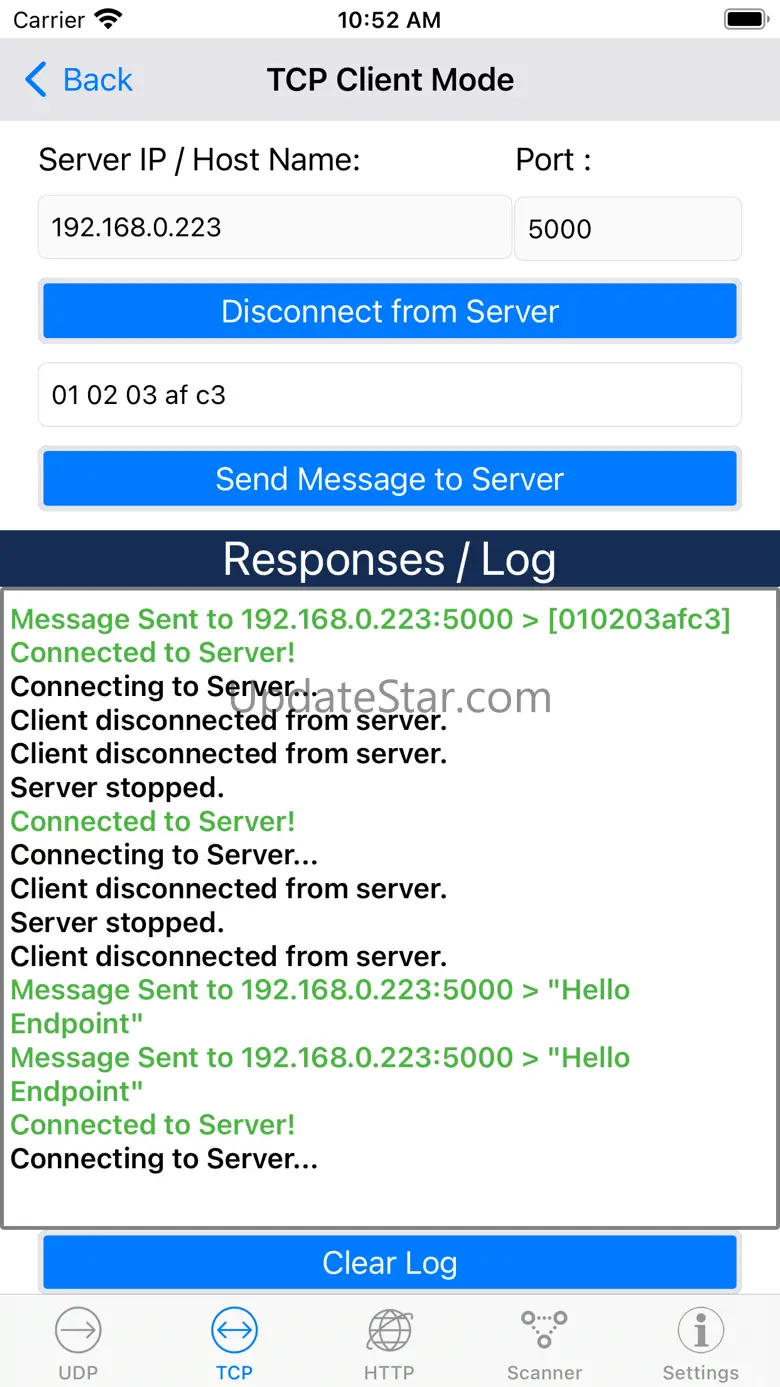 UDP/TCP/REST Network Utility 2.1