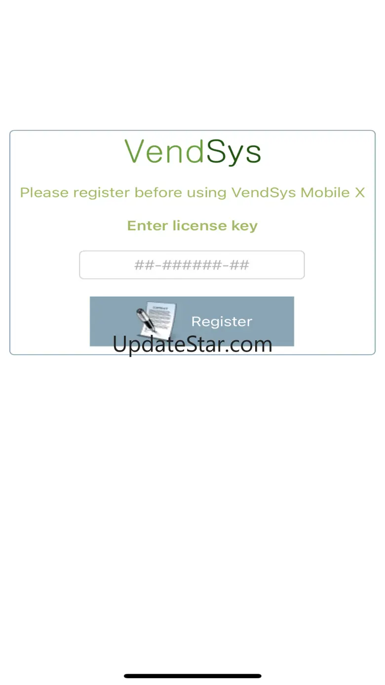 VendSys Mobile X 1.4.6.7