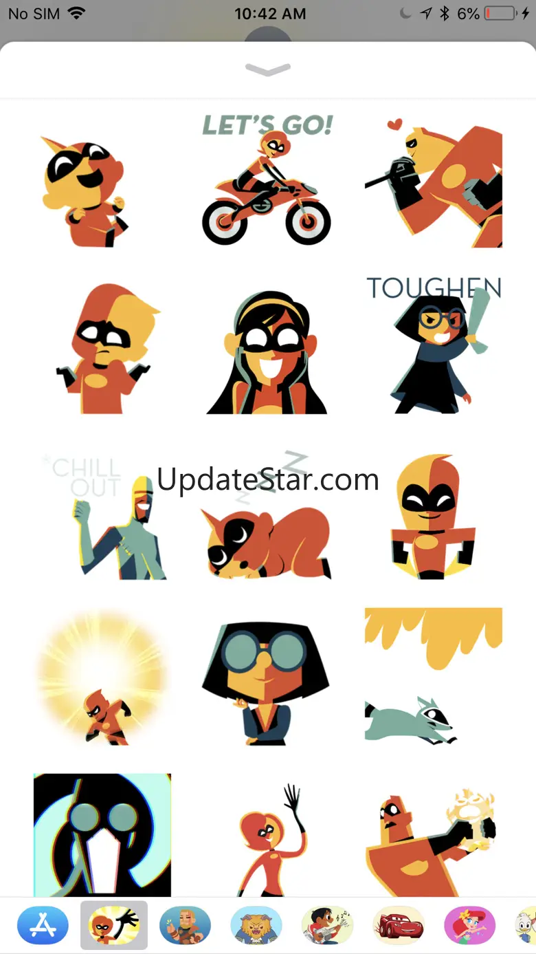 Pixar Stickers: Incredibles 2 1.0.3