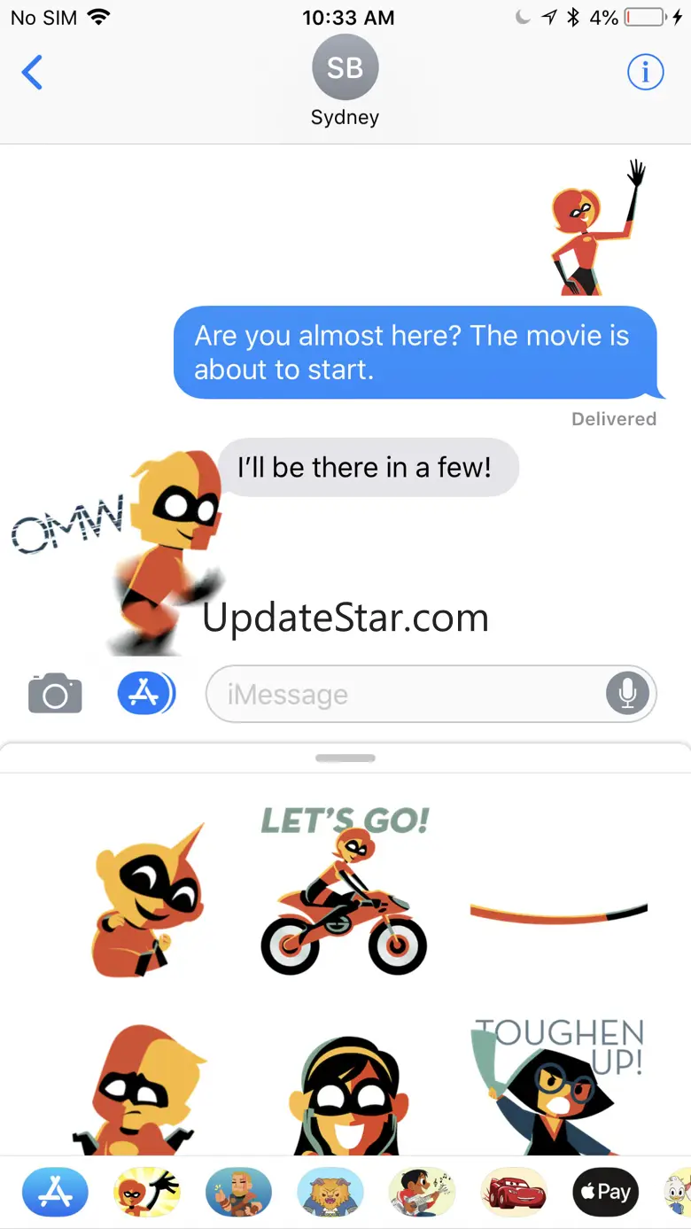 Pixar Stickers: Incredibles 2 1.0.3