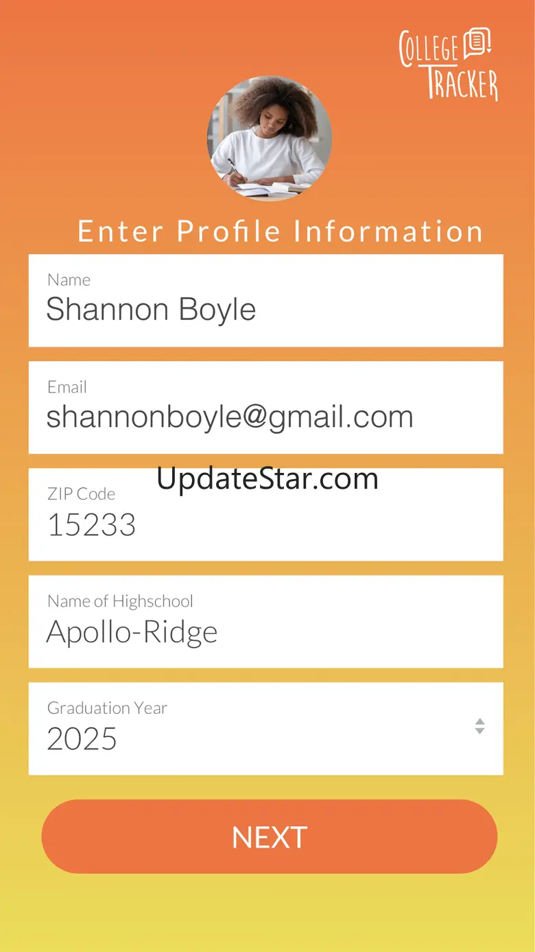 College Tracker App 1.0.1