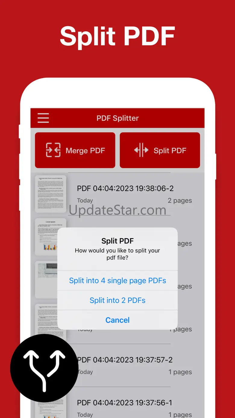 Split PDF - Extract PDF Pages 1.3