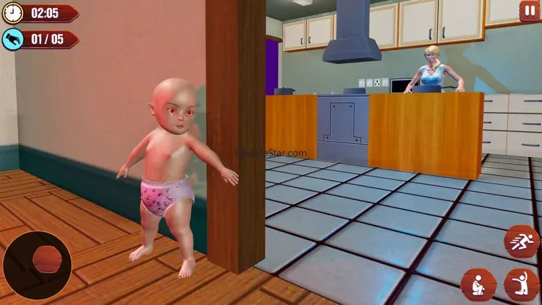 Evil Baby In Scary Granny Life 1.1