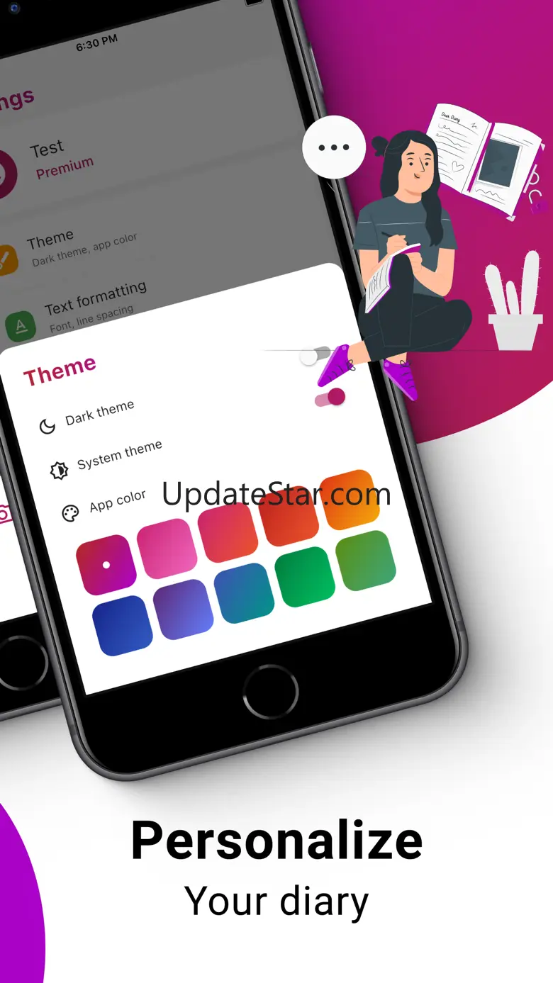 Purple Diary Journal With Lock 3.10.2