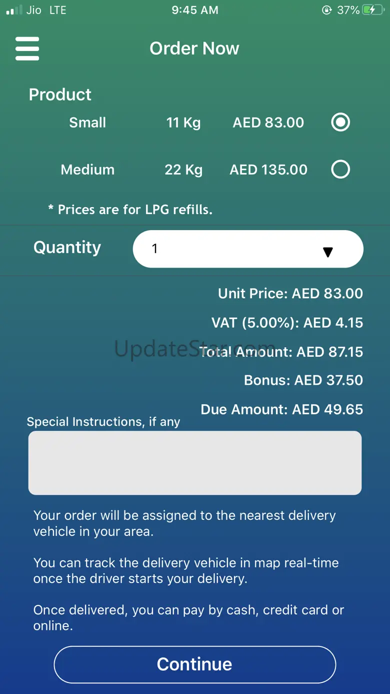 AD LPG: Order LPG Gas in Dubai 12.0