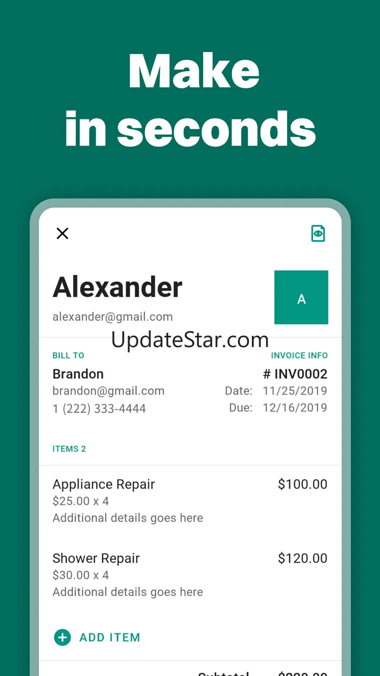 Invoice Maker by RapidBooks 1.1.6