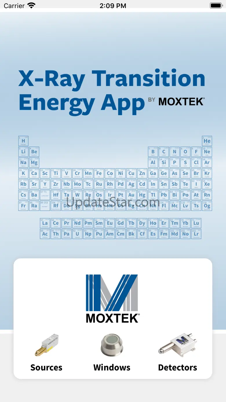 X-Ray Transition Energy App 1.0.117