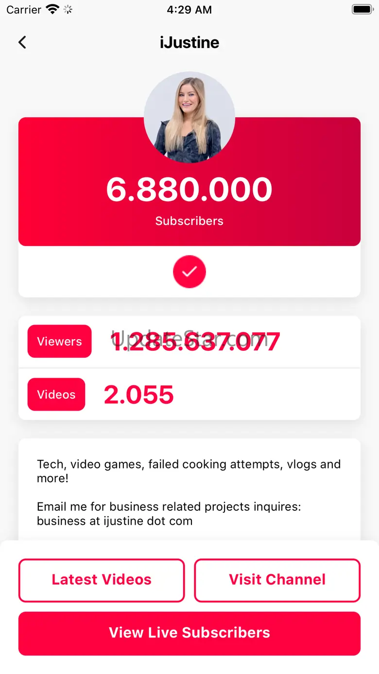 Subscribers: Live Counter 1.7.5
