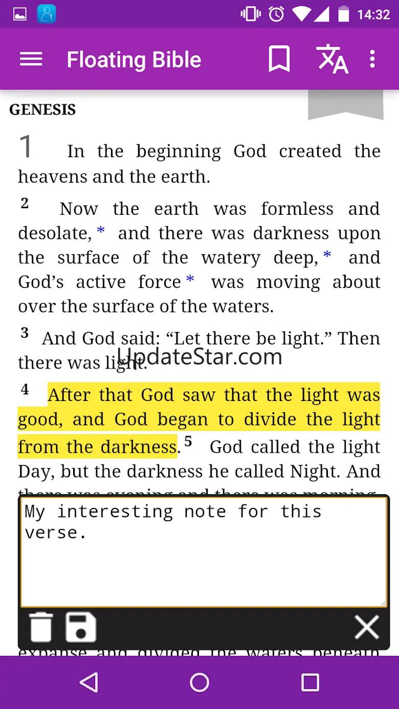 Floating Bible 3.5.19