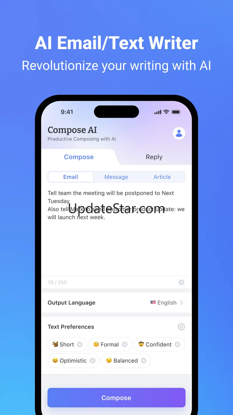 Compose AI: Writing Assistant 13.1