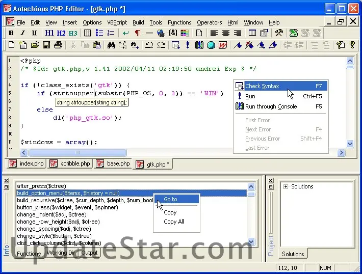 Antechinus PHP Editor 2.0