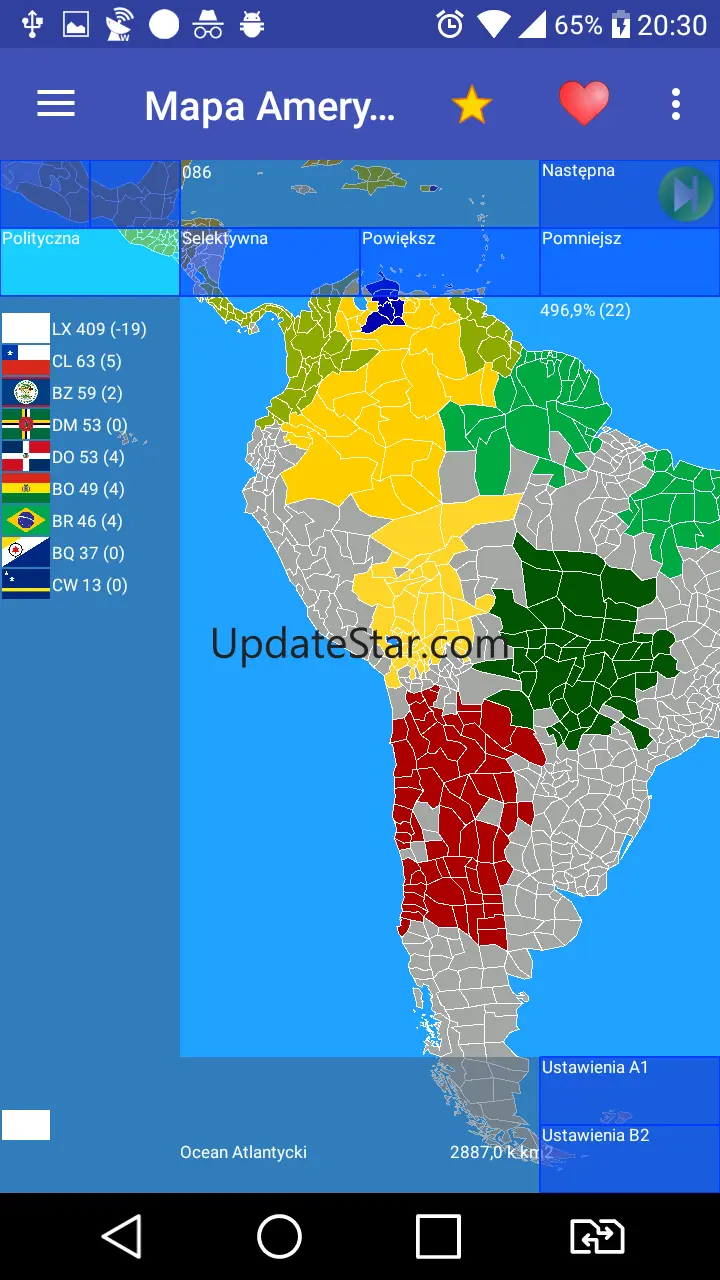 South America Map 1.8.1