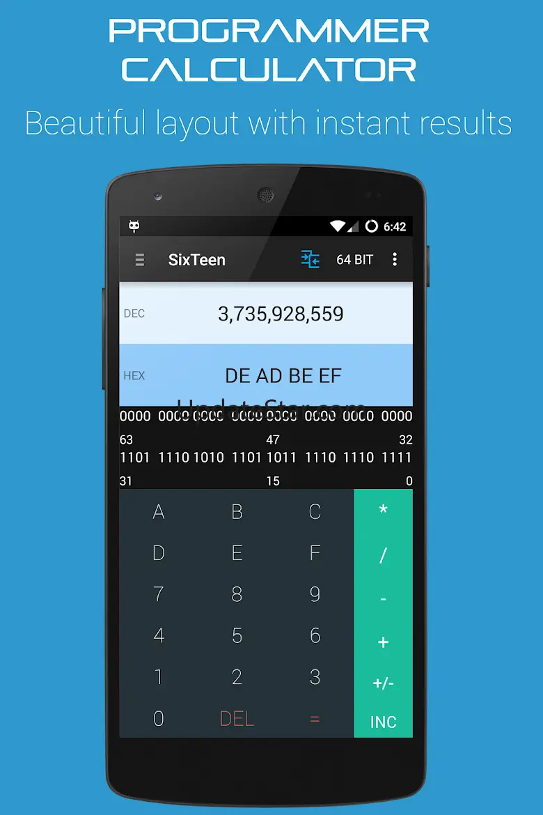 Programmers Calculator Binary 8.2