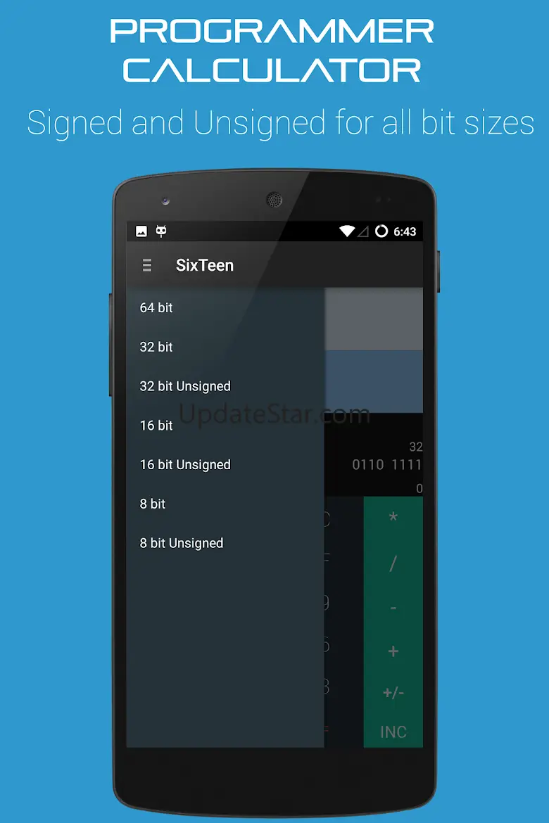 Programmers Calculator Binary 8.2