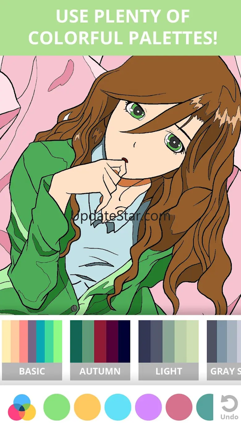 Manga & Anime coloring book 5.7
