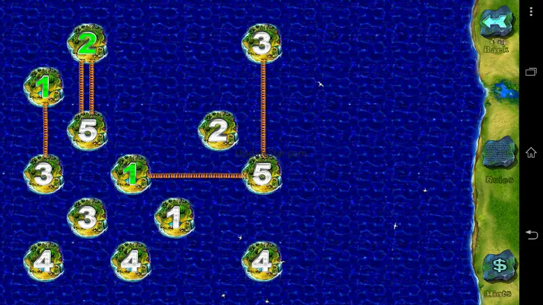Bridges: Hashiwokakero puzzle 0.5