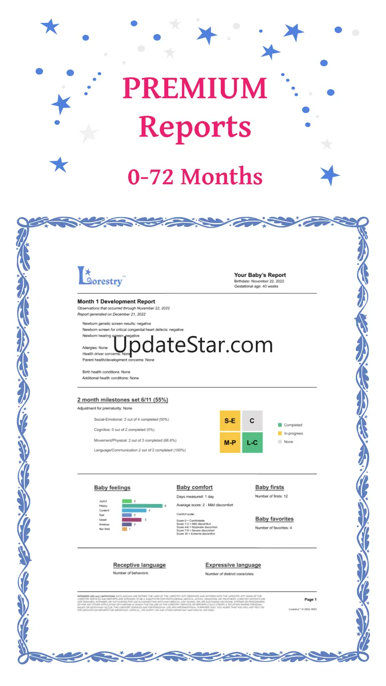 Lorestry: Baby Life Milestones 1.1.9