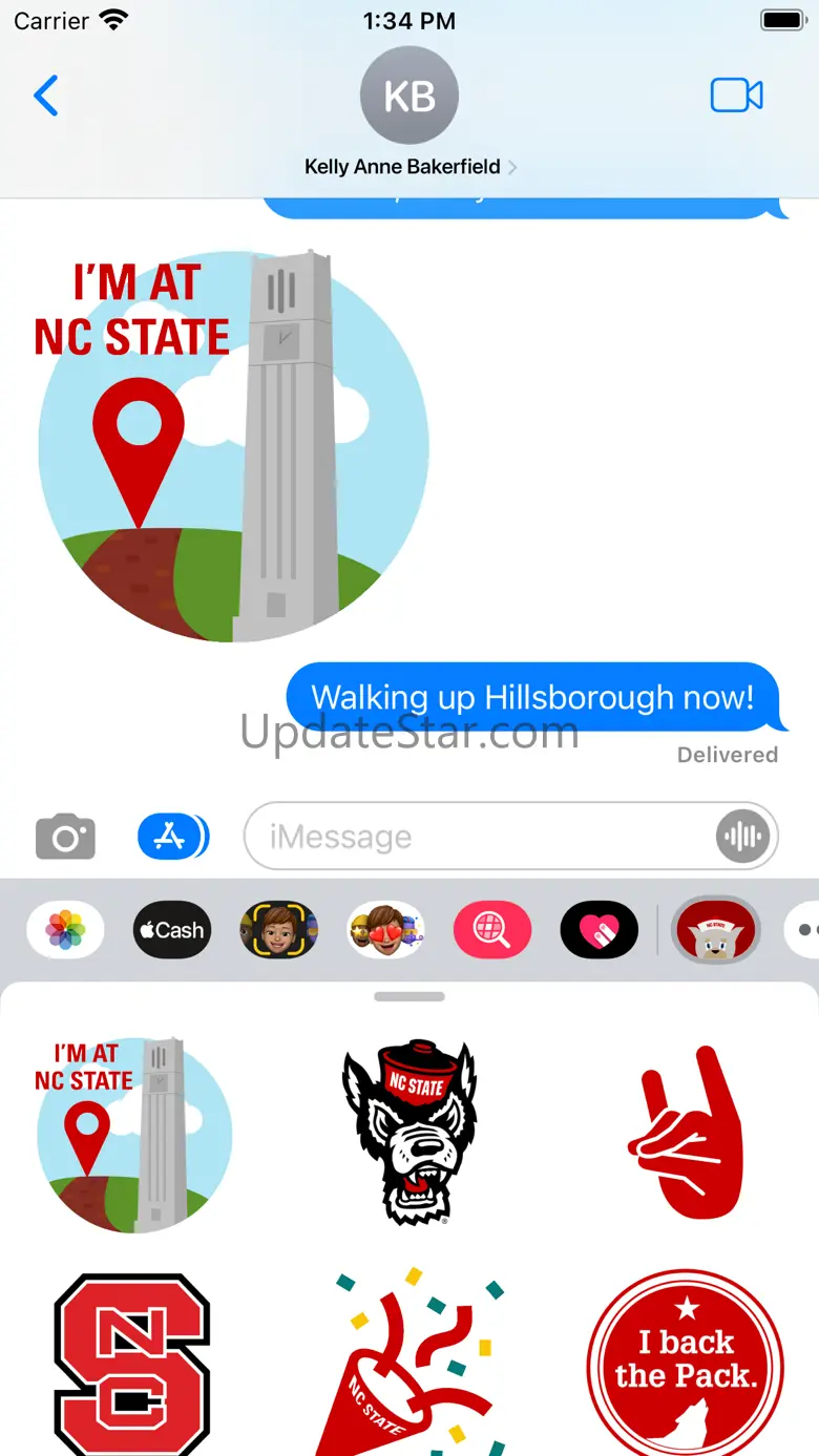 NC State Wolfpack Stickers 1.1.2