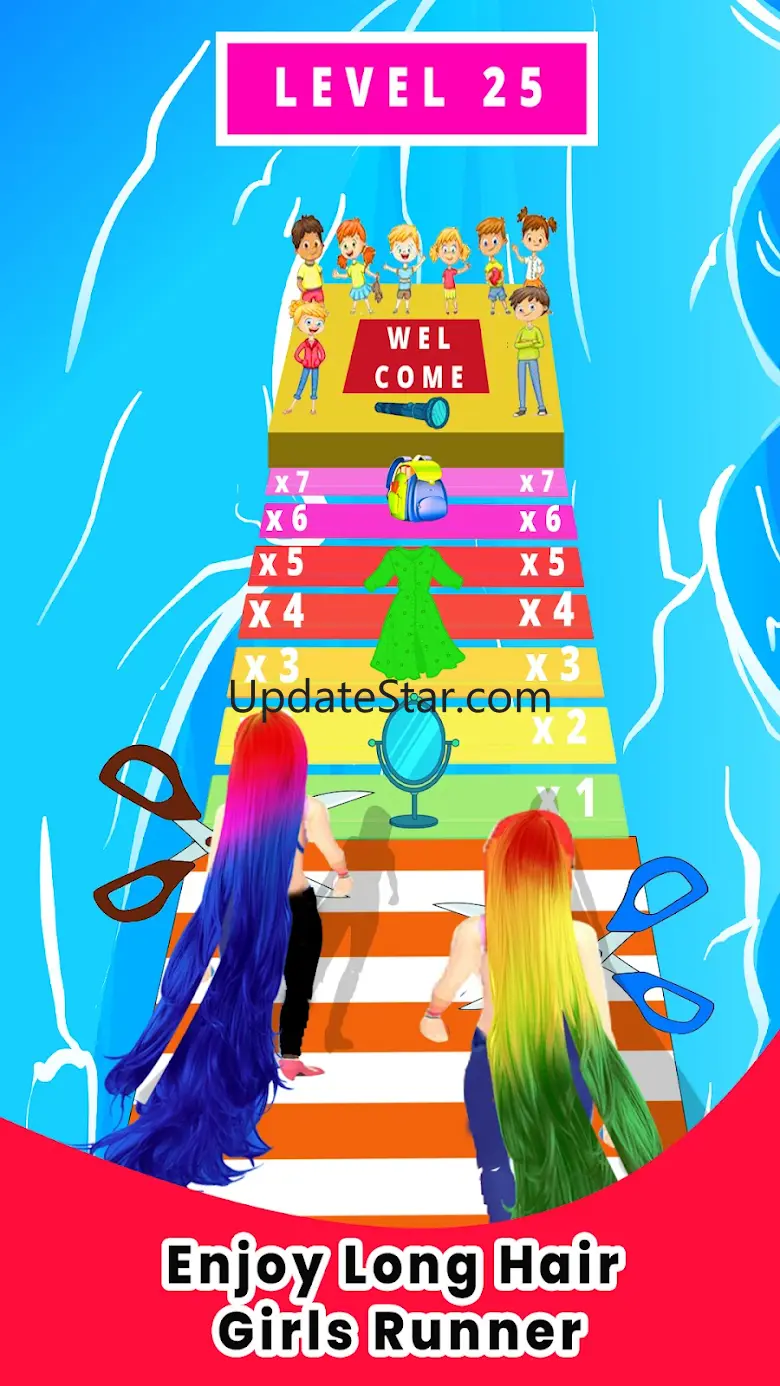 Hair Run challenge Hair Games 1.5
