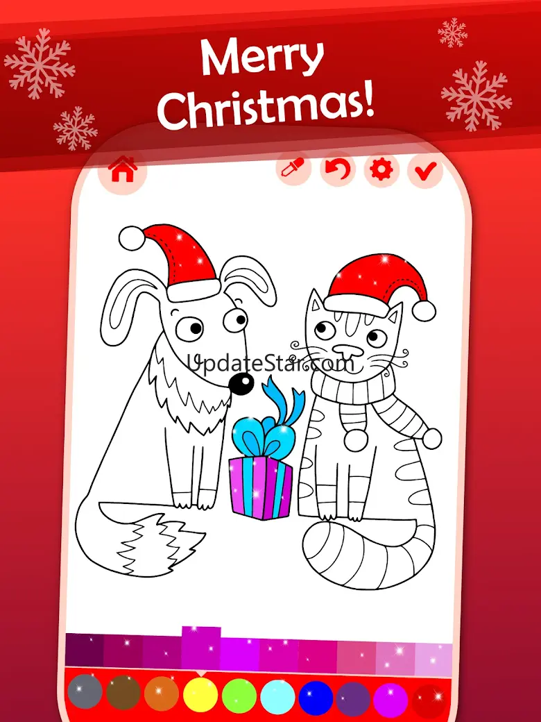 Happy Christmas Coloring Book 3.5