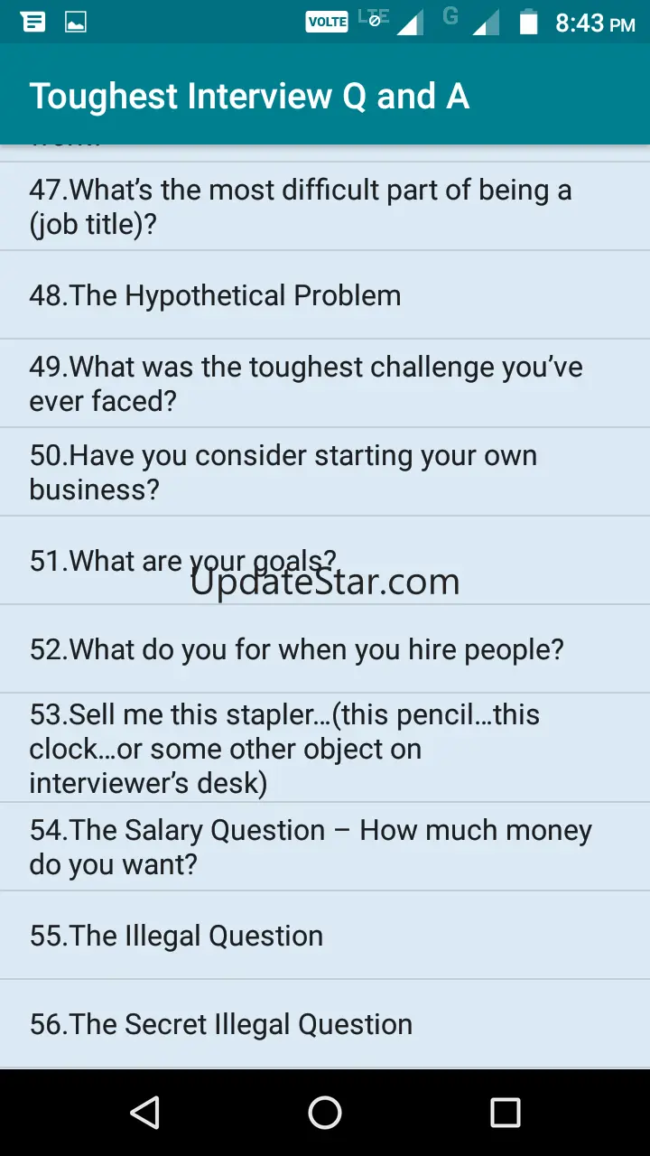 Interview Questions and Answer 4.5