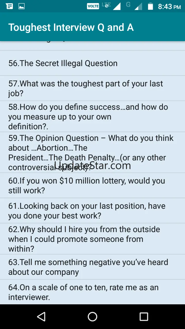 Interview Questions and Answer 4.5
