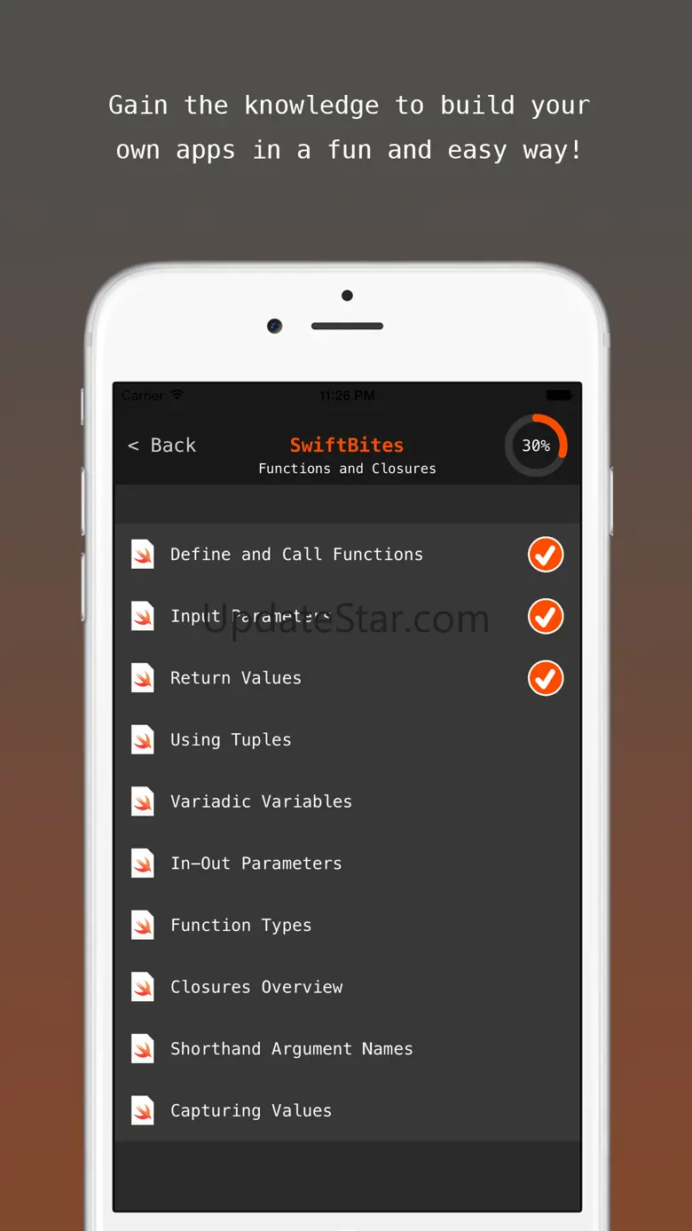SwiftBites - Learn How to Code in Swift with Interactive Mini Lessons 1.0.4