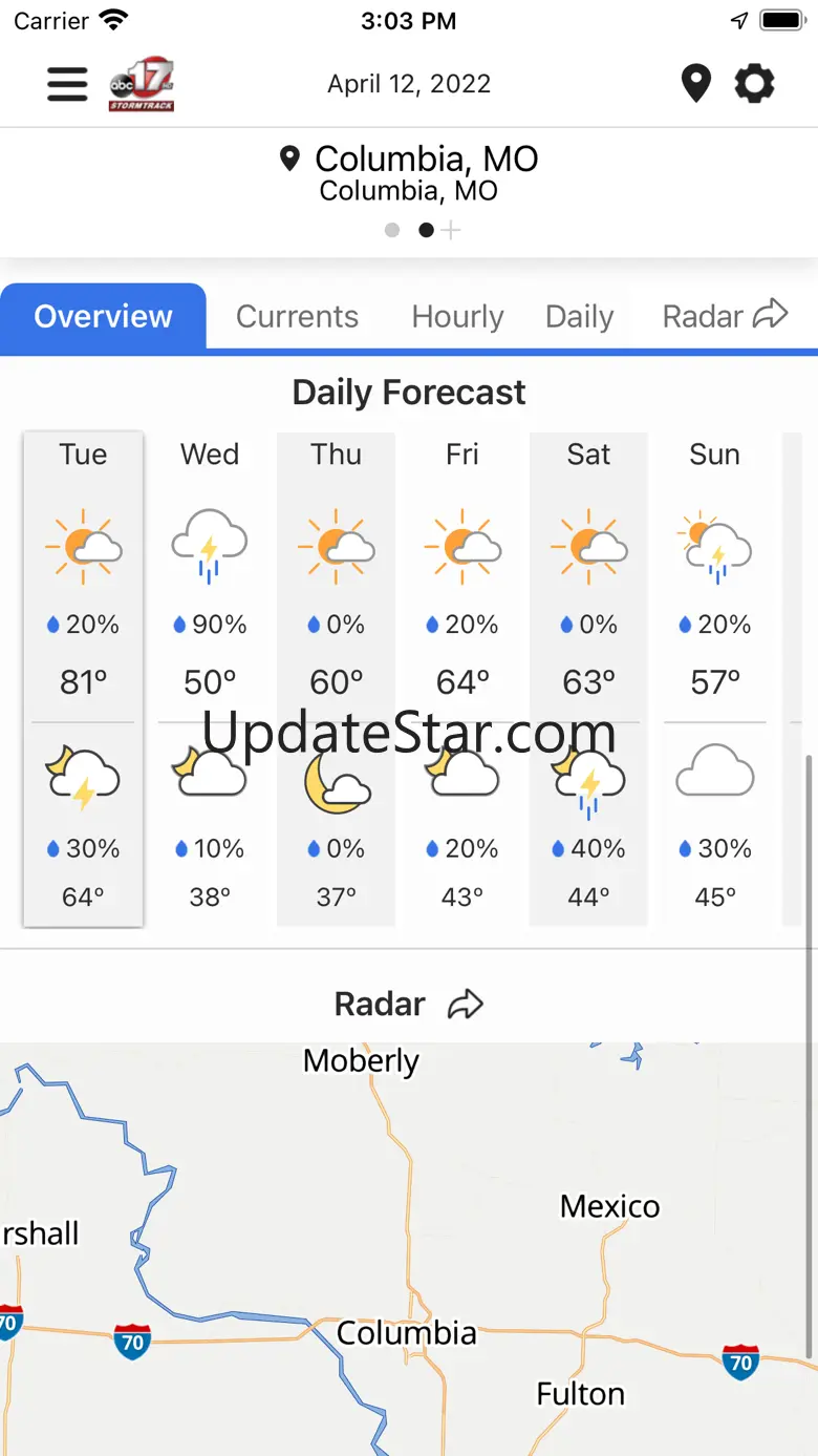 KMIZ Wx 6.9.0