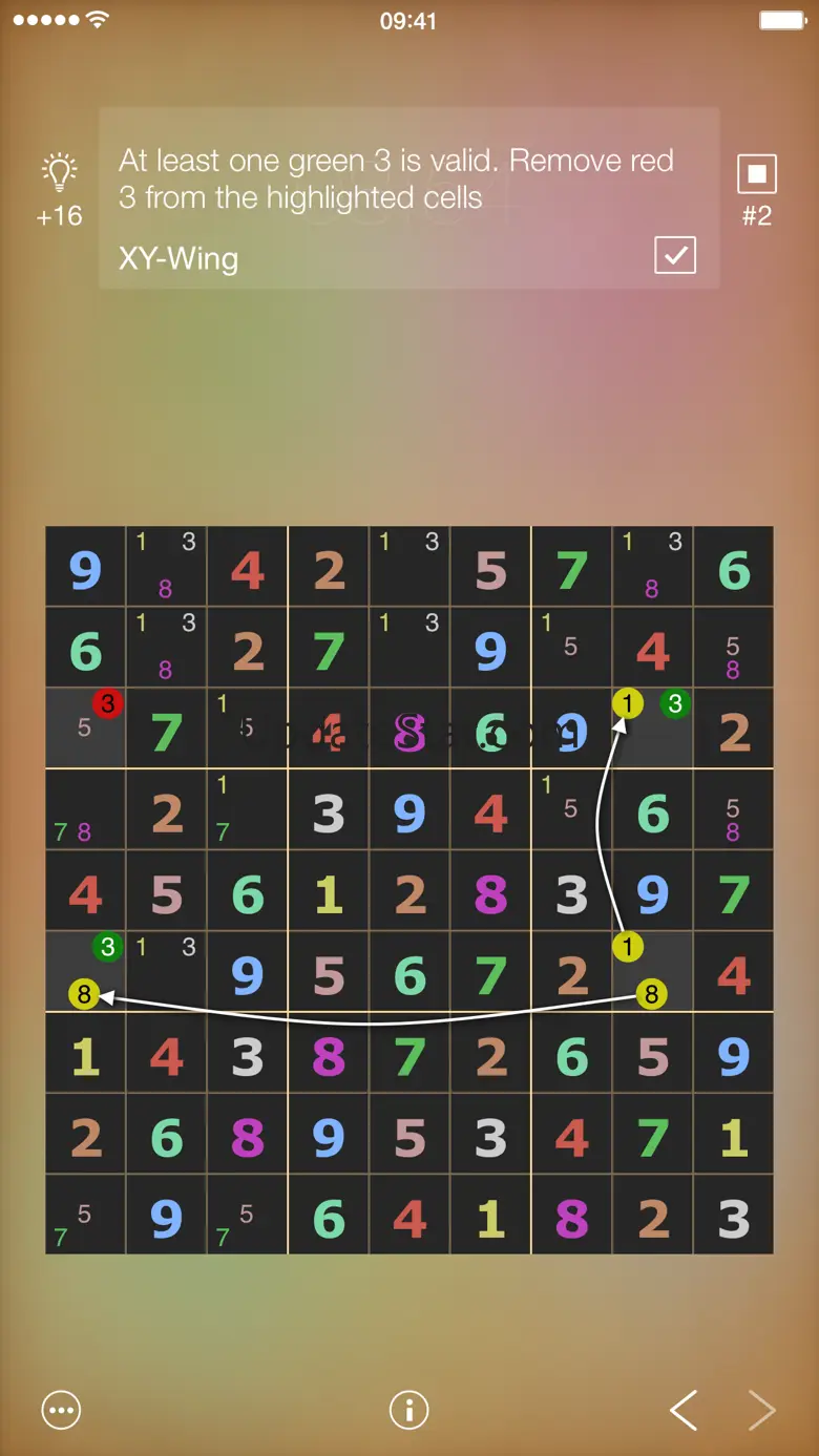 9 digits - sudoku variations 1.4.1