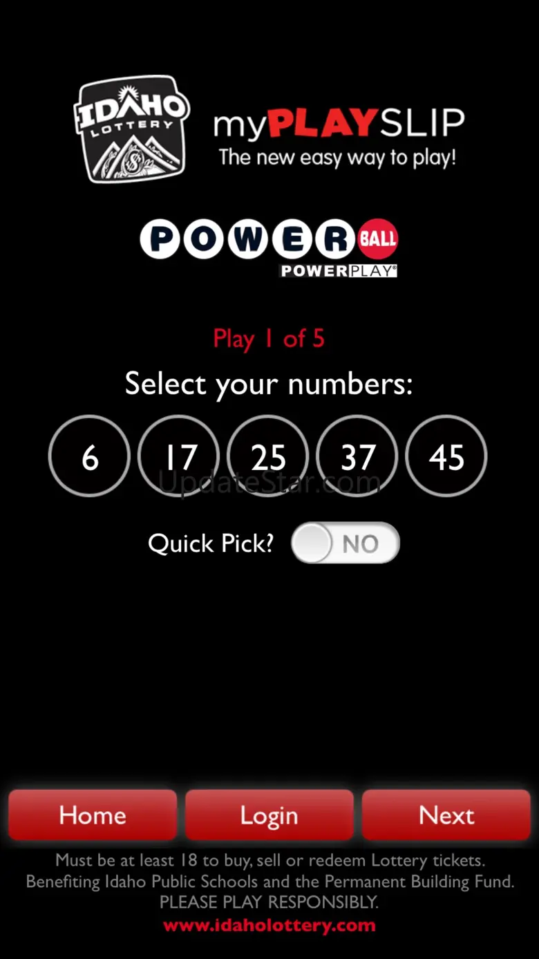 Idaho Lottery - myPlayslip 1.24