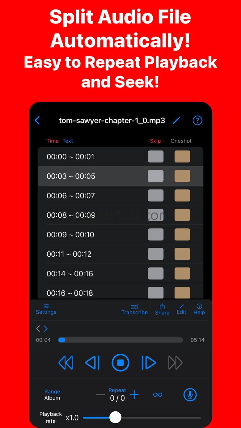 Repeatable Player cut & loop 3.23.0