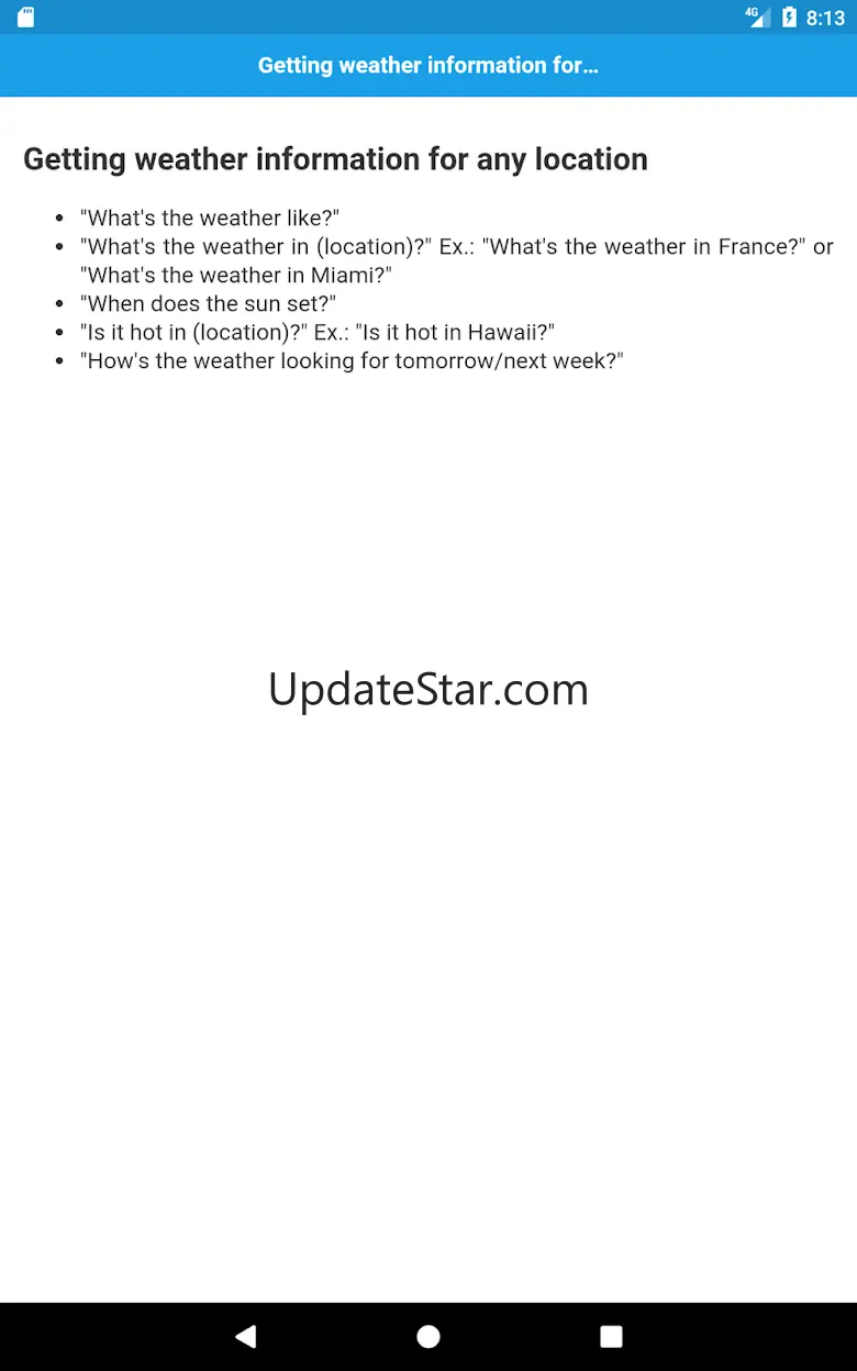 Voice Commands for Cortana 1.0.3