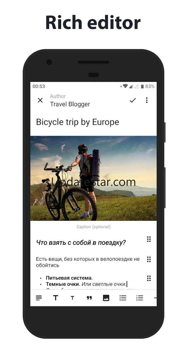 Telegraph X: publishing tool 2.4.4
