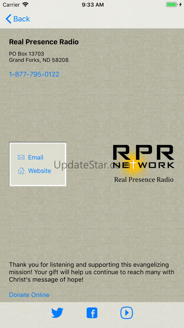 Real Presence Radio 1.8.0
