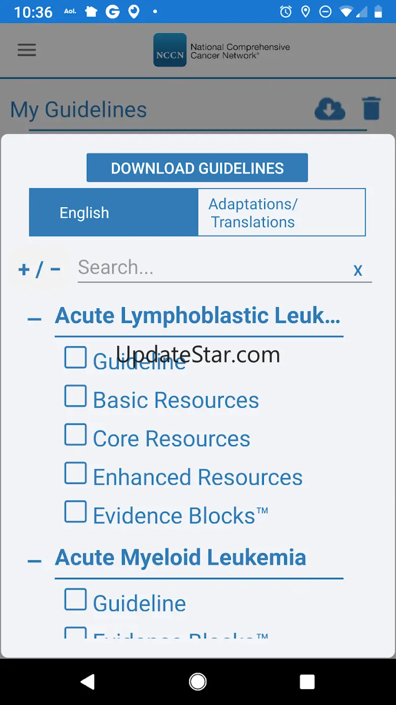 NCCN Guidelines® 3.6
