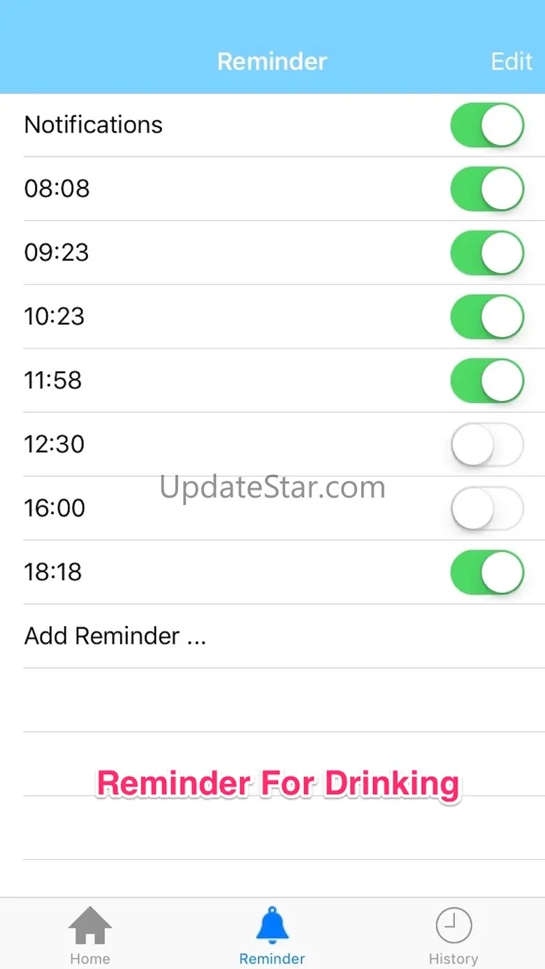 Drink Water Reminder - Tracking Daily Water Intake 1.0