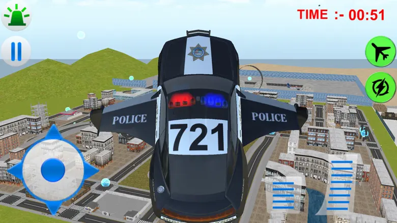 Flying Police Driver 3d Simulator 1.0