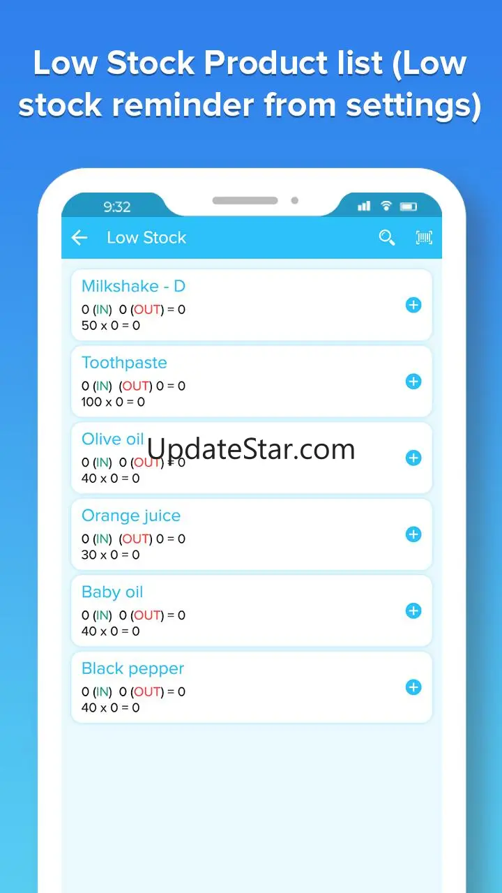eStock: Stock Manager, Invento 1.6