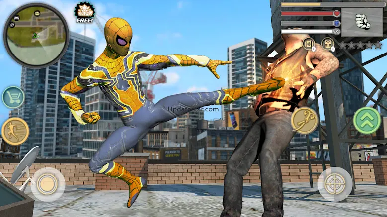 City Gangster Rope Hero Spider 1.03