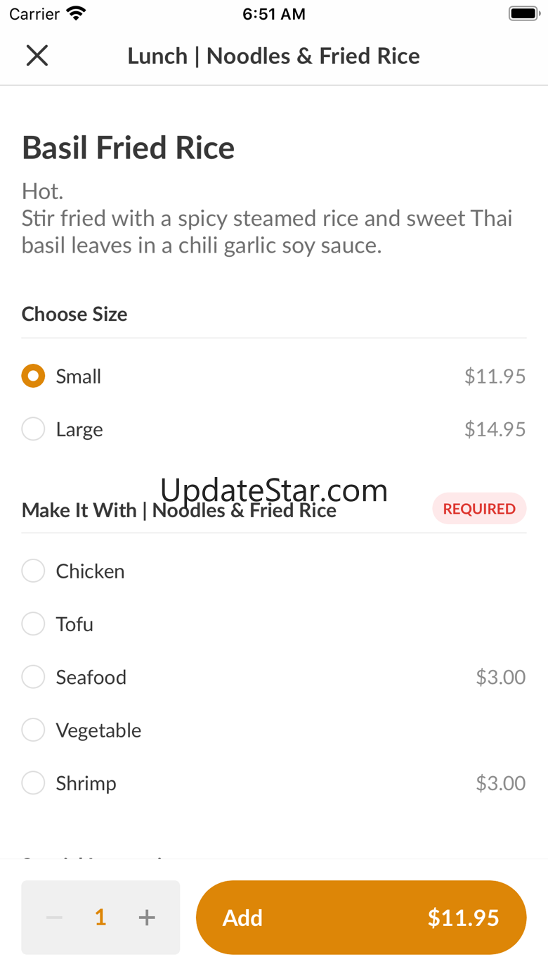 Mai Thai Restaurant 3.16.0
