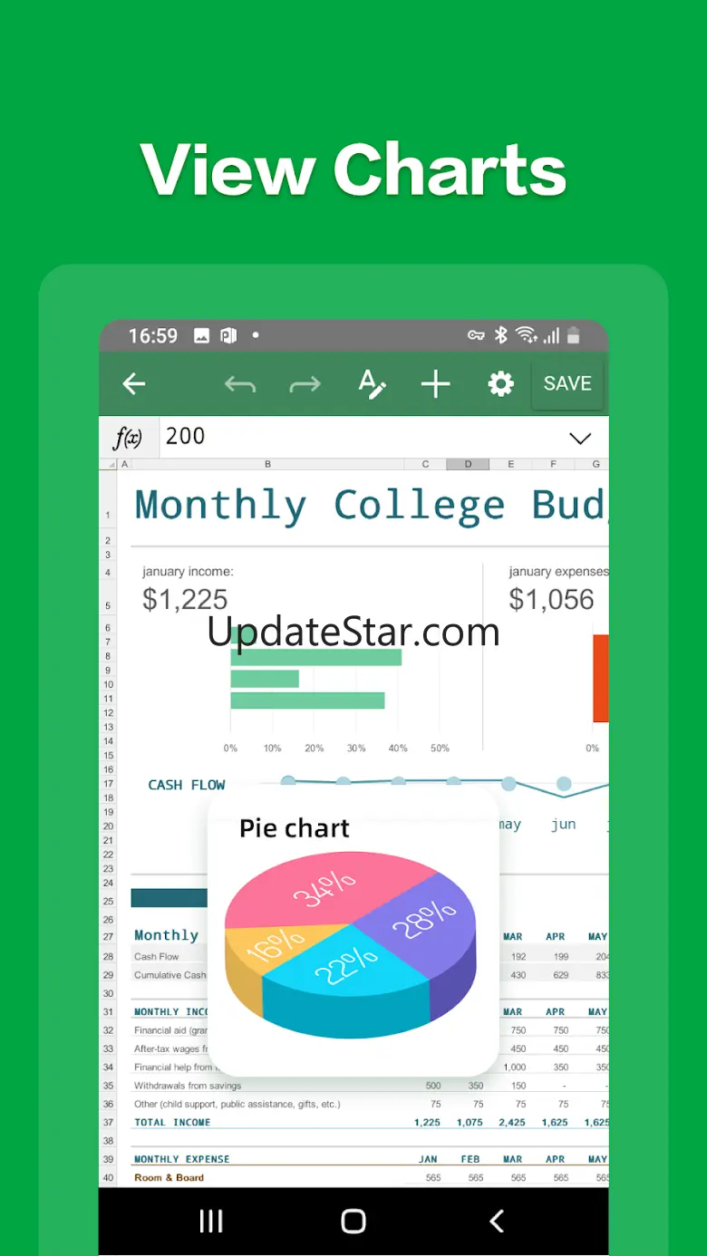 Spreadsheet Editor:excel,word 4.1.9