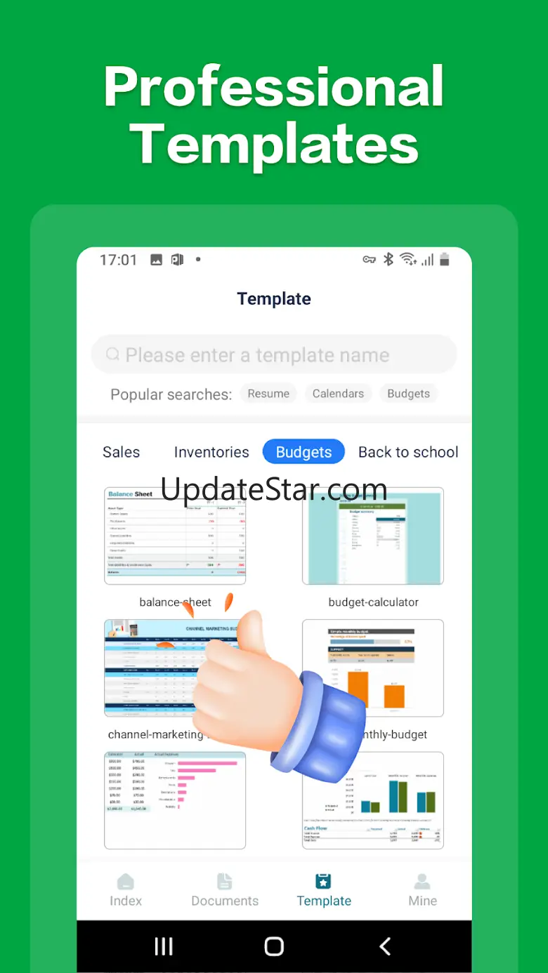 Spreadsheet Editor:excel,word 4.1.9