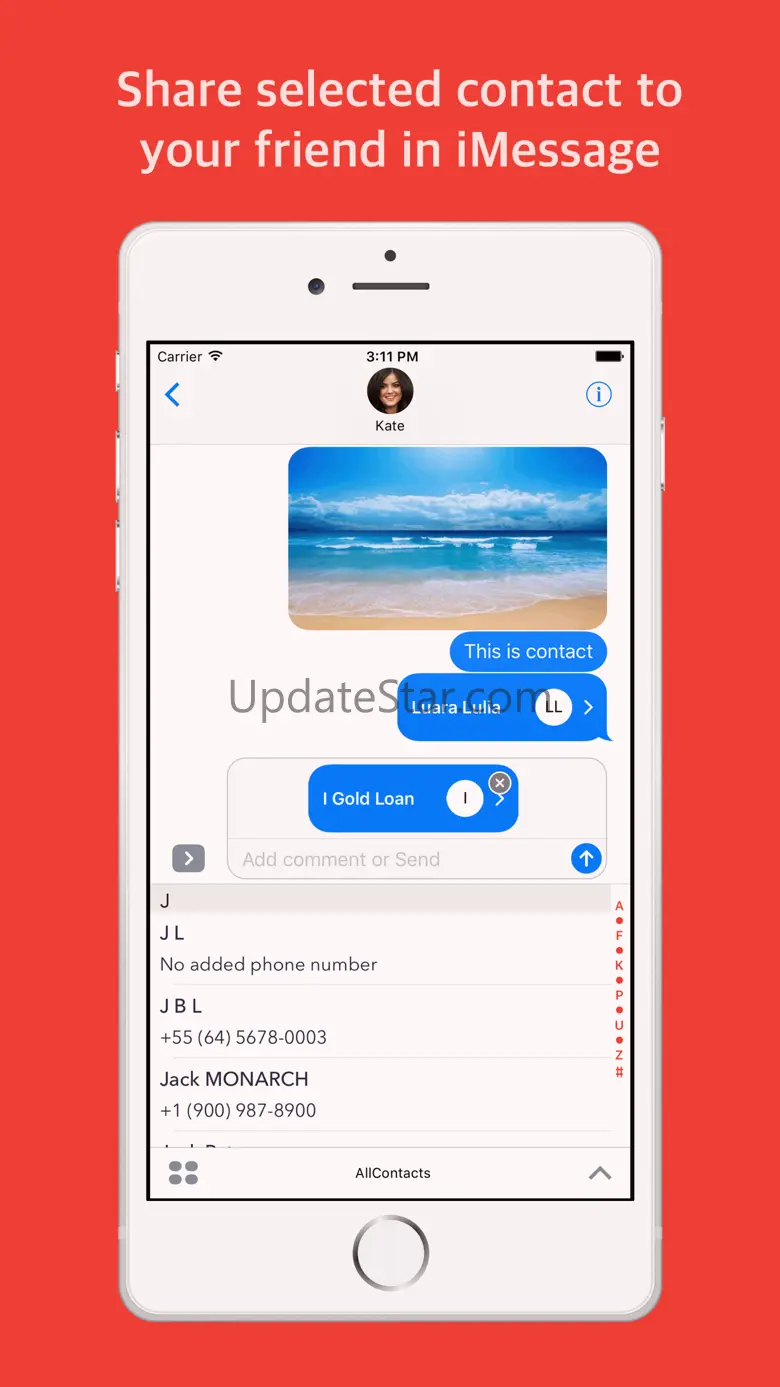 Backup all contacts and export 1.17