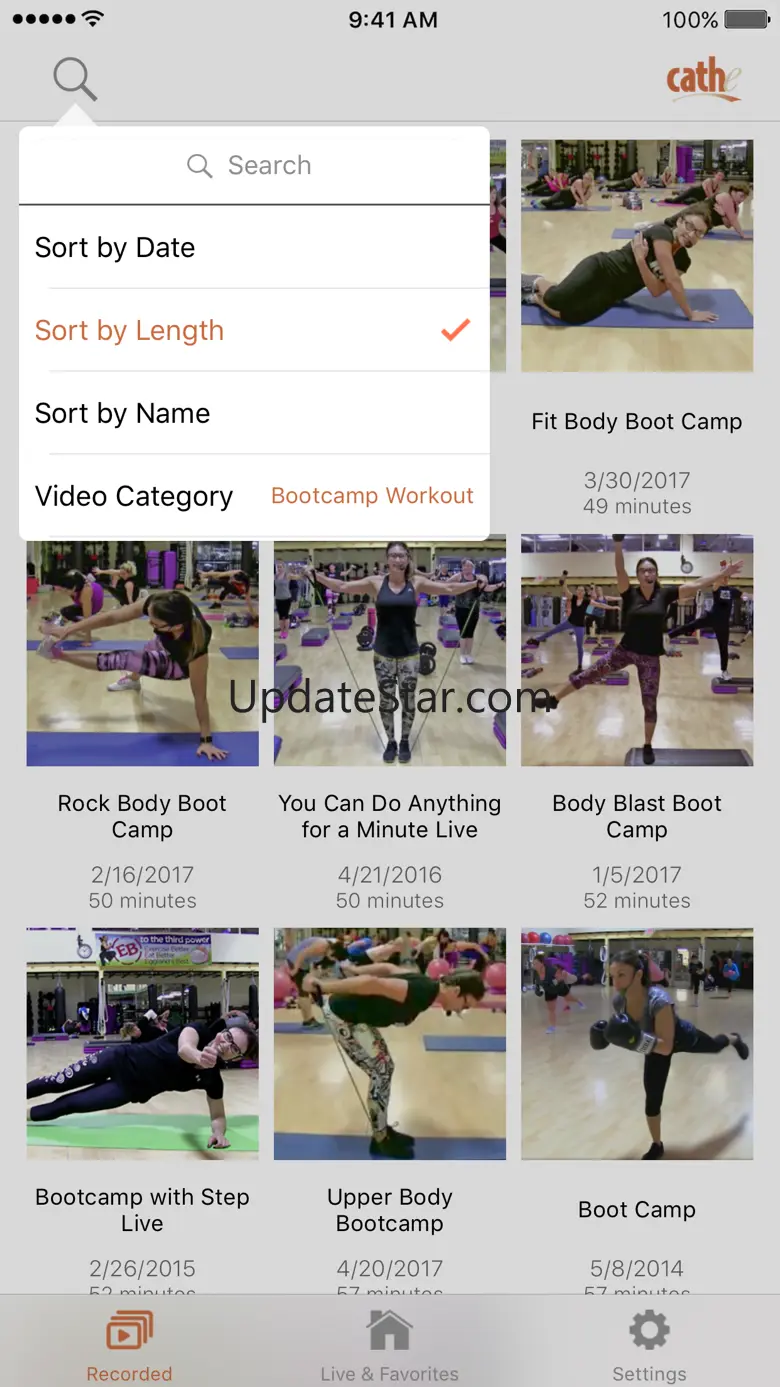 Cathe Live 1.5.8