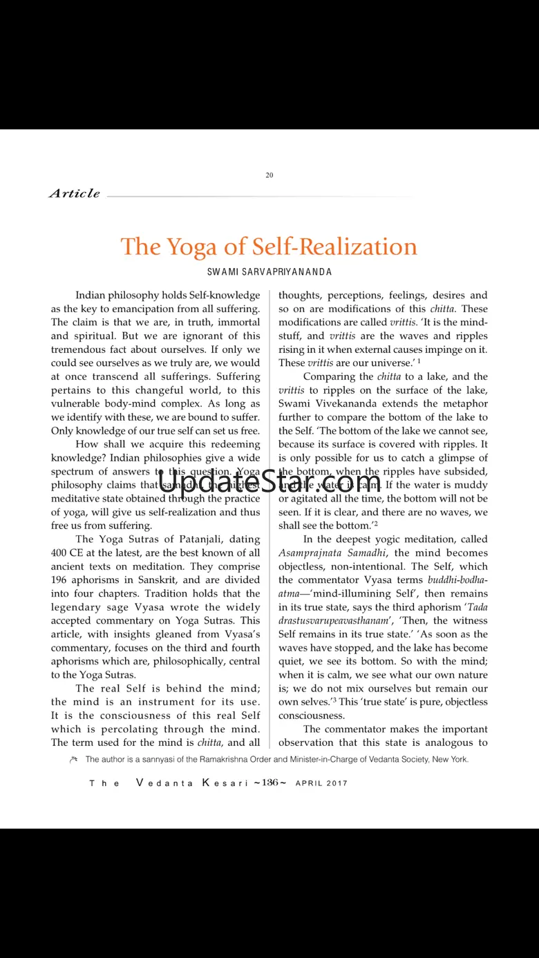 The Vedanta Kesari 7.0