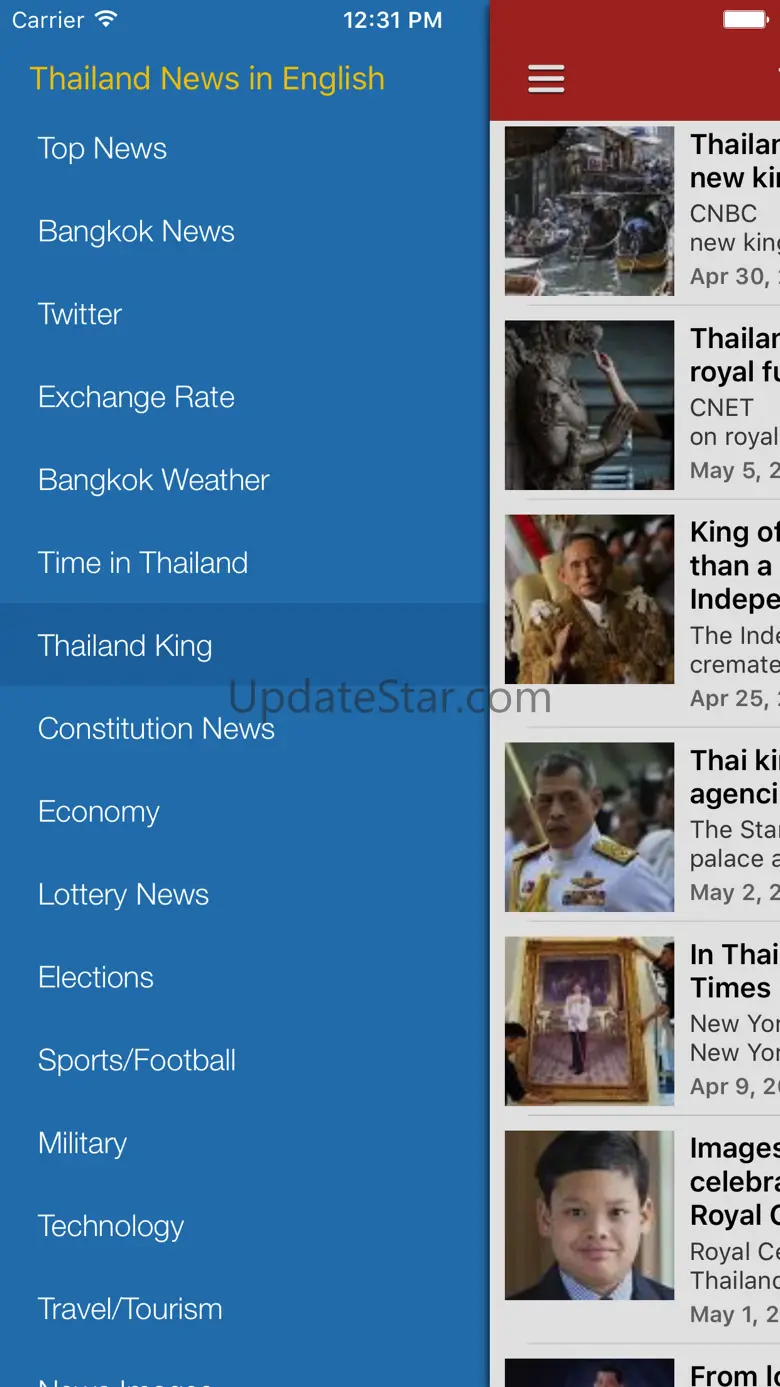 Thailand News in English & Thai Music Radio 1.0