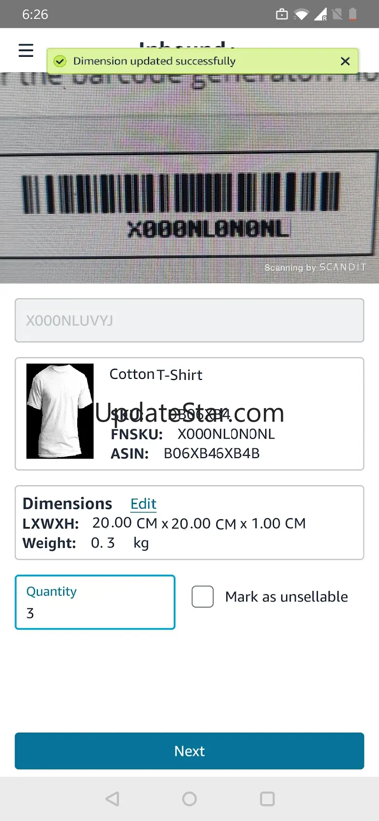 Amazon Seller Flex App 12.1